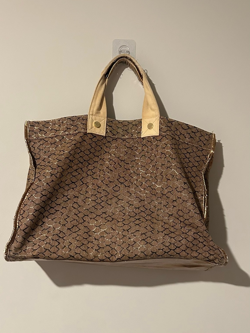 Steve Madden brown patterned handbag